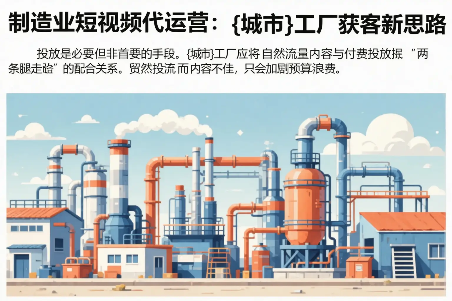 制造业短视频代运营：雅安工厂获客新思路