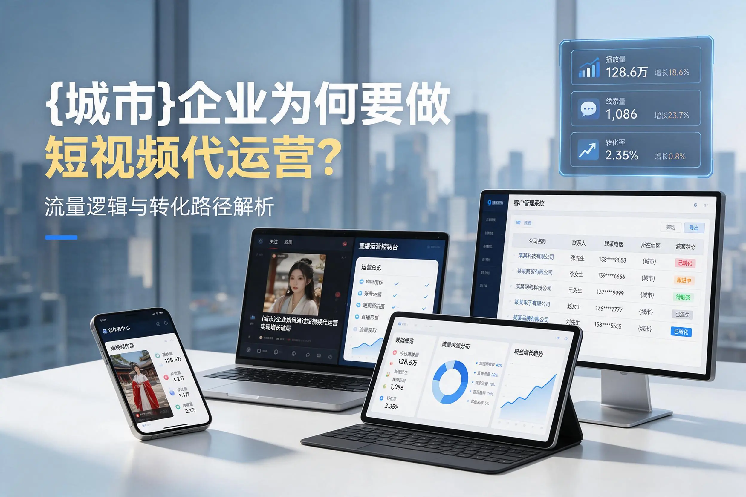 雅安企业为何要做短视频代运营？流量逻辑与转化路径解析