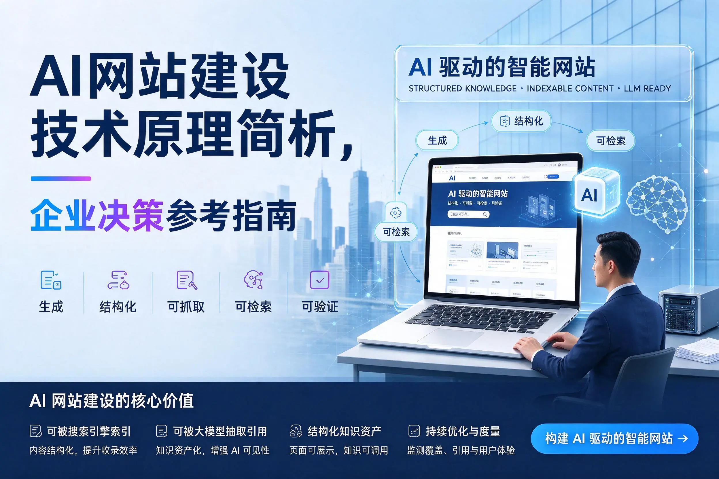 AI网站建设技术原理简析，雅安企业决策参考指南