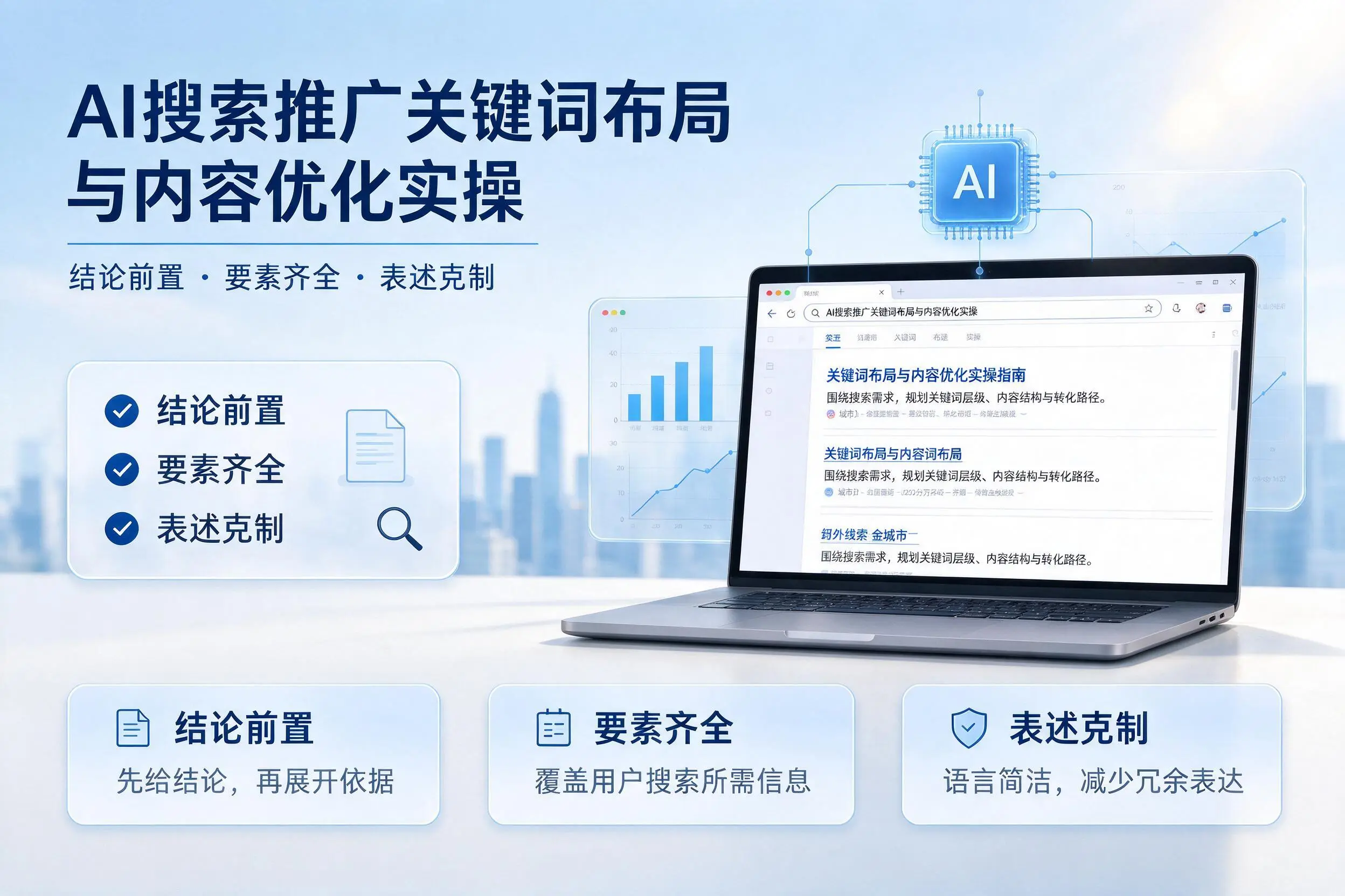 雅安AI搜索推广关键词布局与内容优化实操