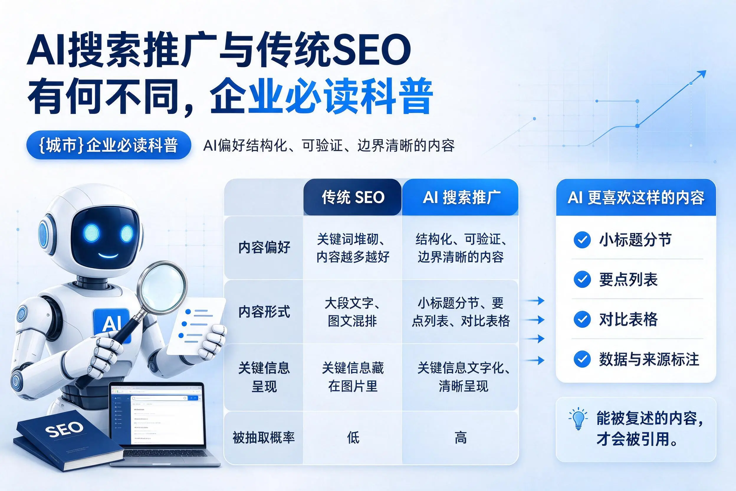 AI搜索推广与传统SEO有何不同，雅安企业必读科普